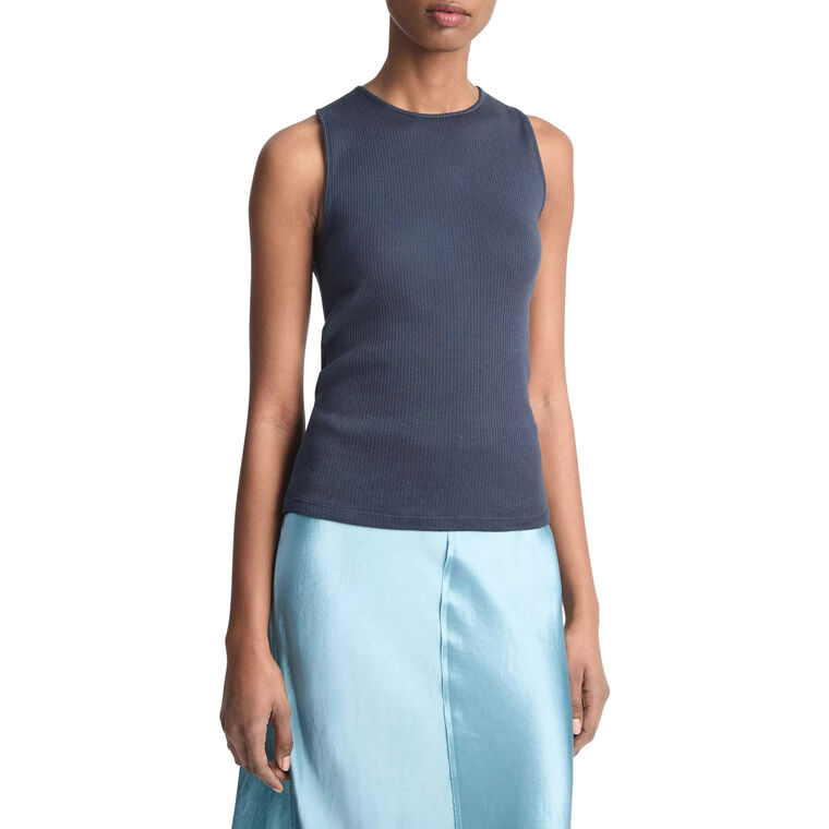 Ribed Pima Cotton Shell image number null