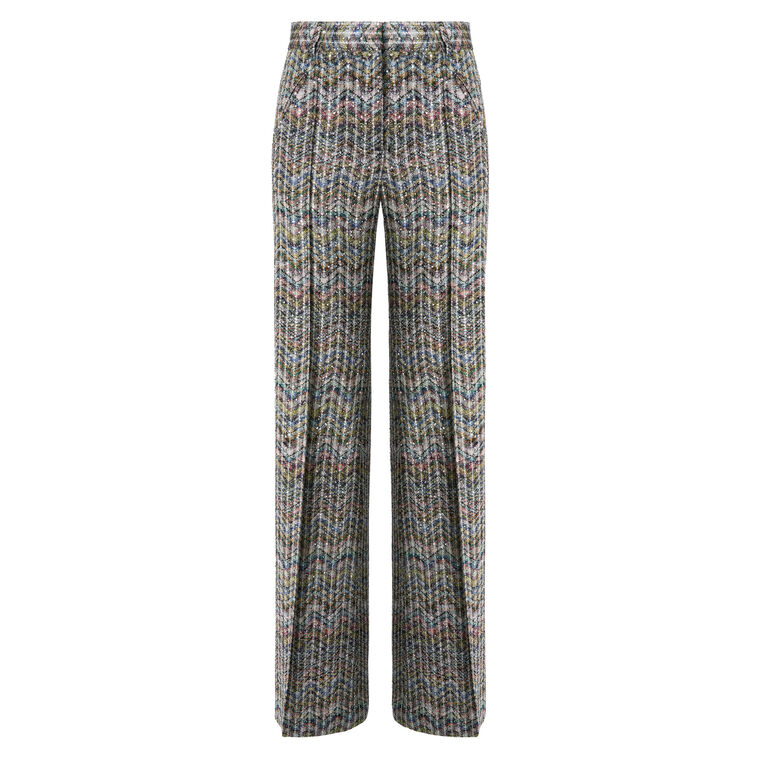Tailored Sequin Trousers image number null