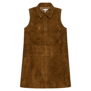 The Suede City Sleeveless Shift Dress
