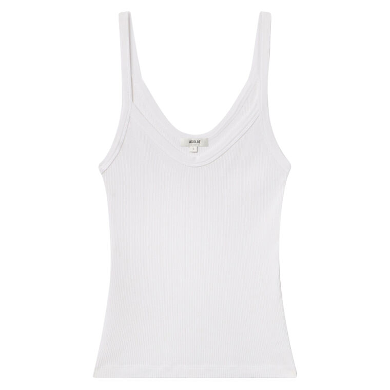 Jordan V-Neck Ribbed Tank Top image number null