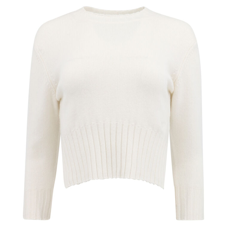 Mora Crop Cashmere Sweater image number null