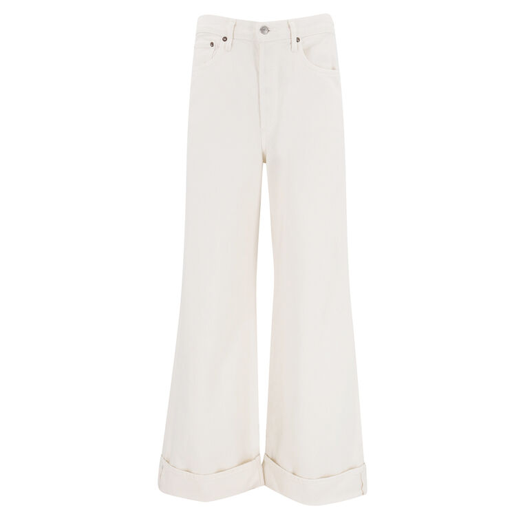 Dame Cuffed Wide-Leg Jean image number null
