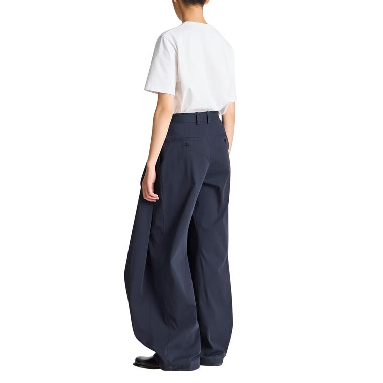 Buckle-Detail Fold Over Trousers image number null