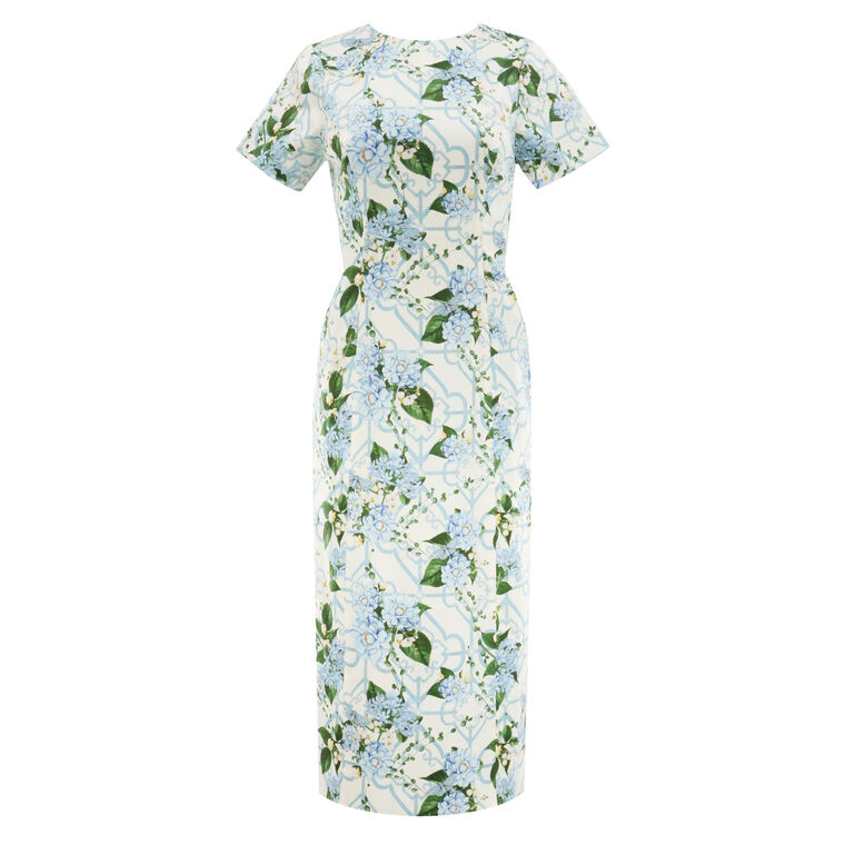 Hampton Short Sleeve Reversible Midi Dress image number null