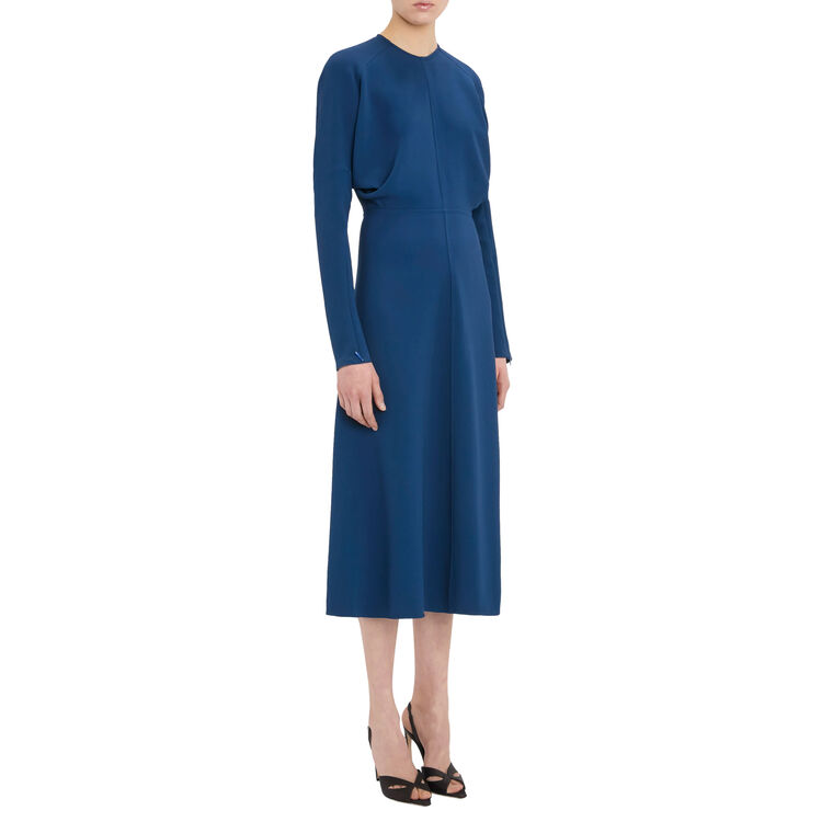 Long Sleeve Dolman Midi Dress image number null