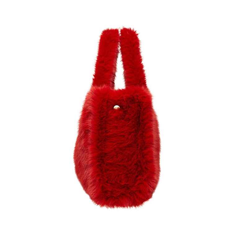 Oversized Faux Fur Tote image number null