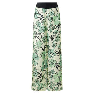 Jacky Printed Silk Pant