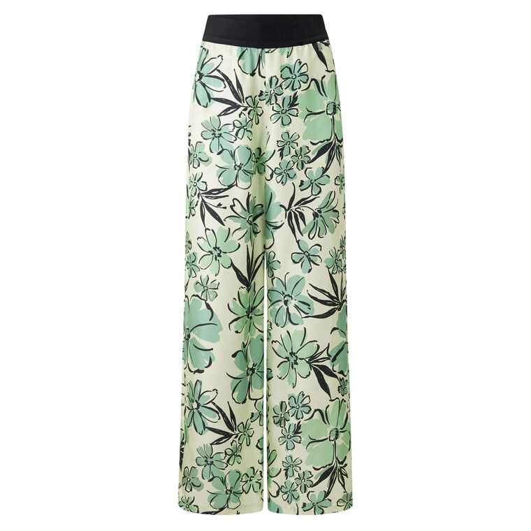 Jacky Printed Silk Pant image number null