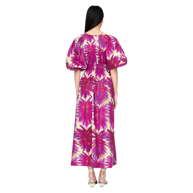 Ava Elbow Sleeve Midi Dress image number null