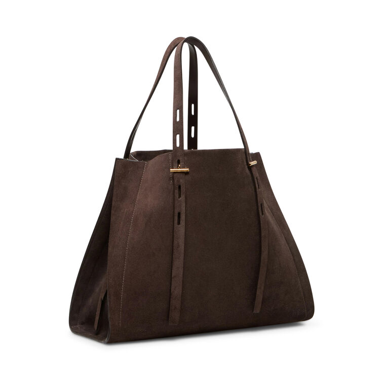 Suede Handbag image number null