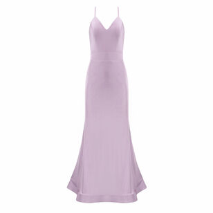 V-Neck Fitted Gown