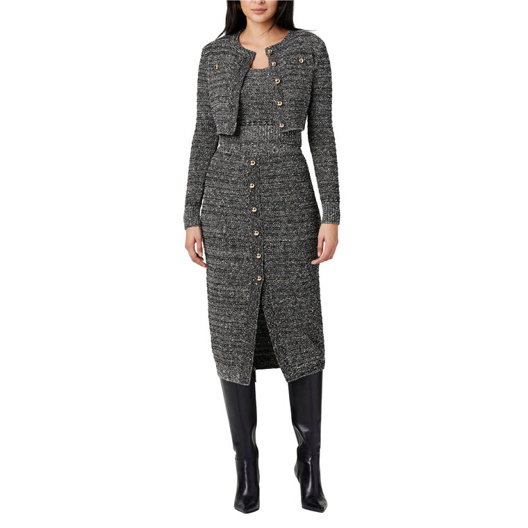 Miller Sequin Knit Cardigan image number null