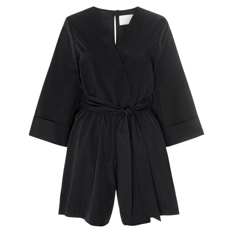 The Lila 3/4 Sleeve Romper image number null