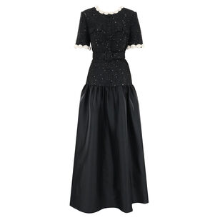 Beaded Top Gown