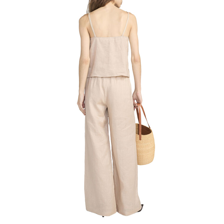 The Linen Button Cami image number null