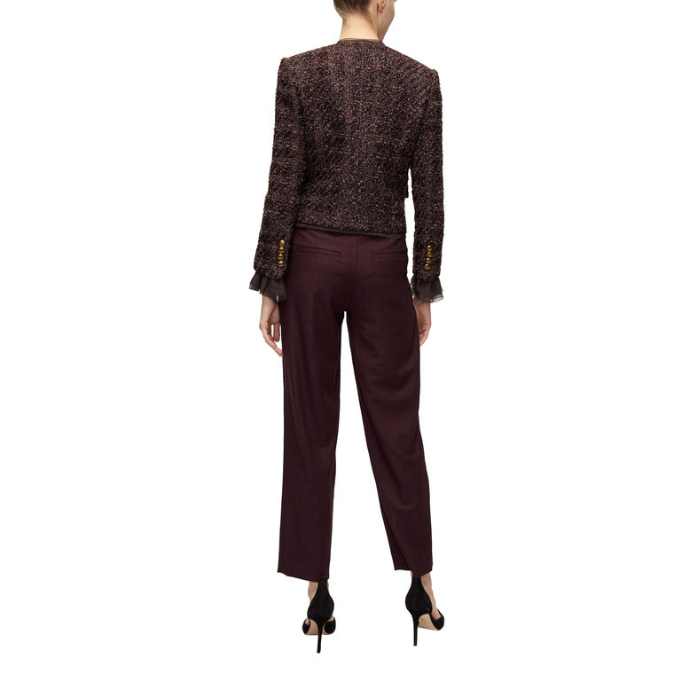 Audrina Metallic Tweed Lady Jacket image number null