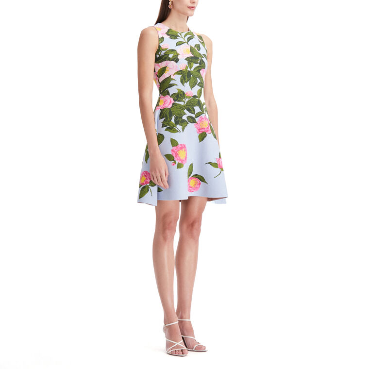 Camellia Jacquard Dress image number null