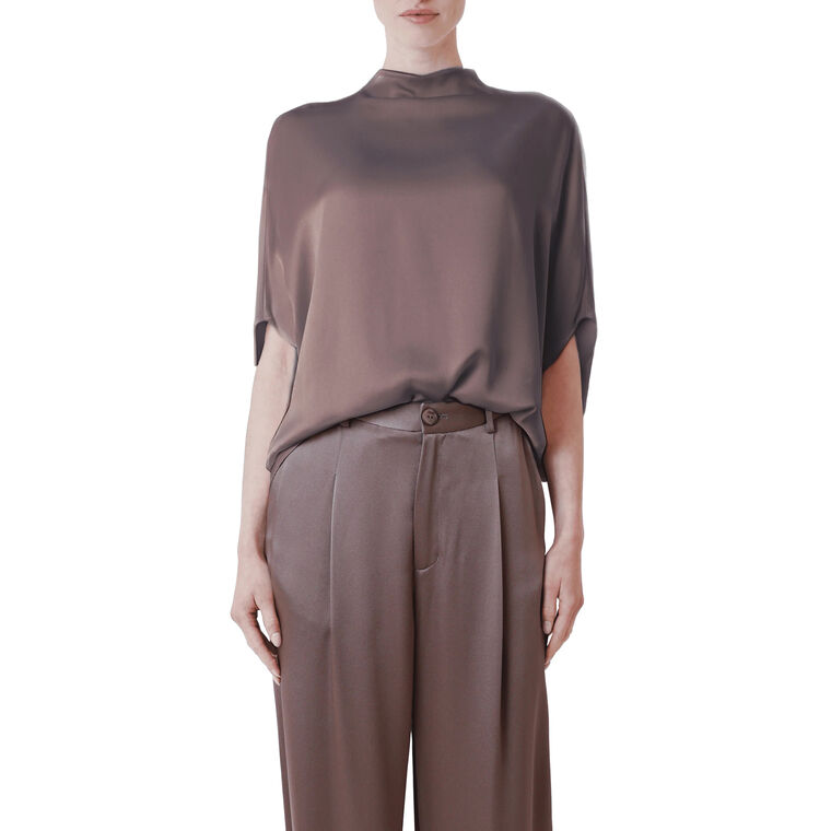 Satin Cape Tee image number null
