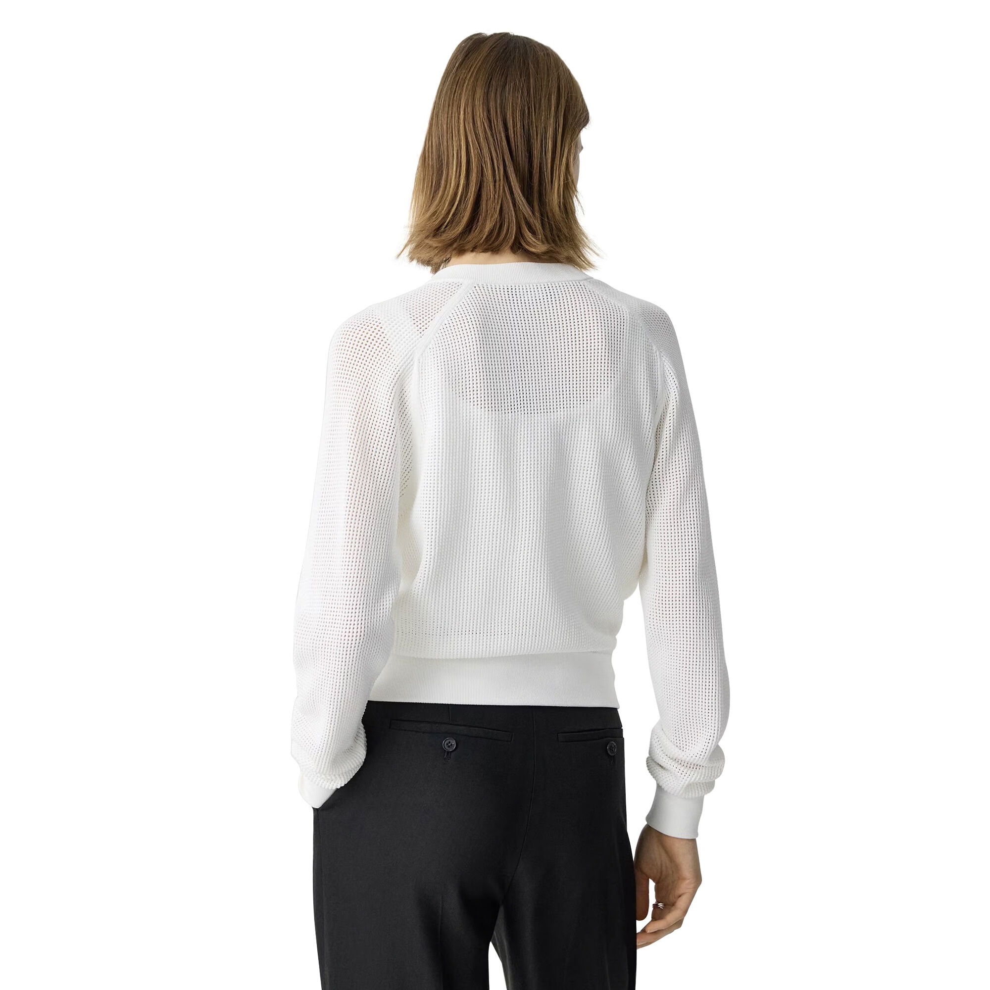 Theory Pointelle Bomber Jacket In Crepe Knit | Tootsies