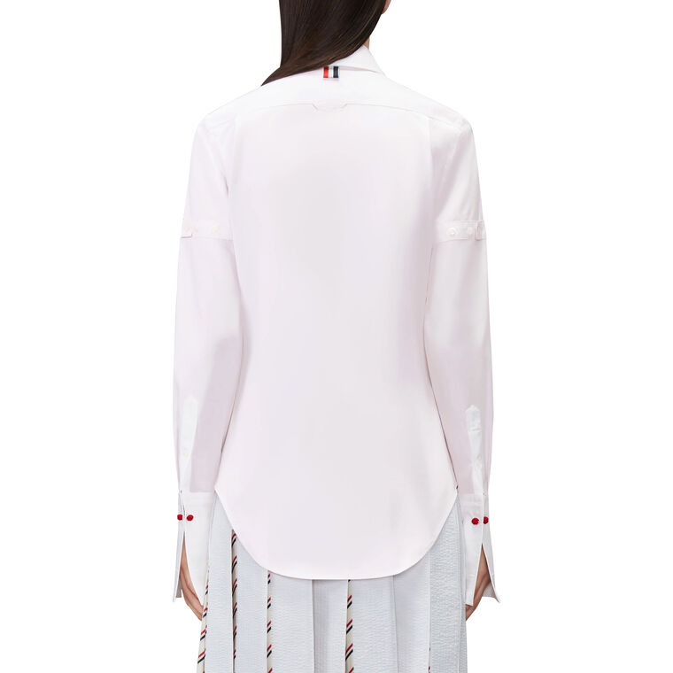 Classic Fit Long Sleeve Cotton Poplin French Cuff Shirt image number null