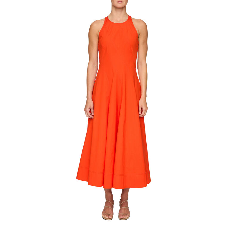 Gemma Stretch Cotton Midi Dress image number null