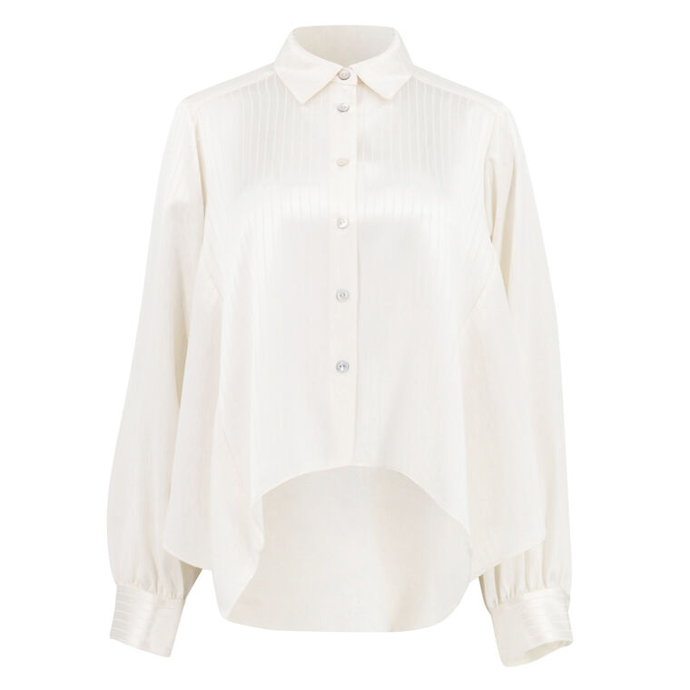 Georgia Satin Stripe Top image number null