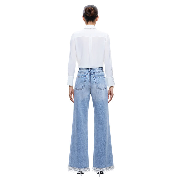 Willa Embellished Placket Top image number null