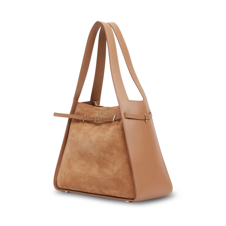Cleo Suede Tote image number null