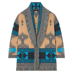 Icon Jacquard Cashmere Cardigan