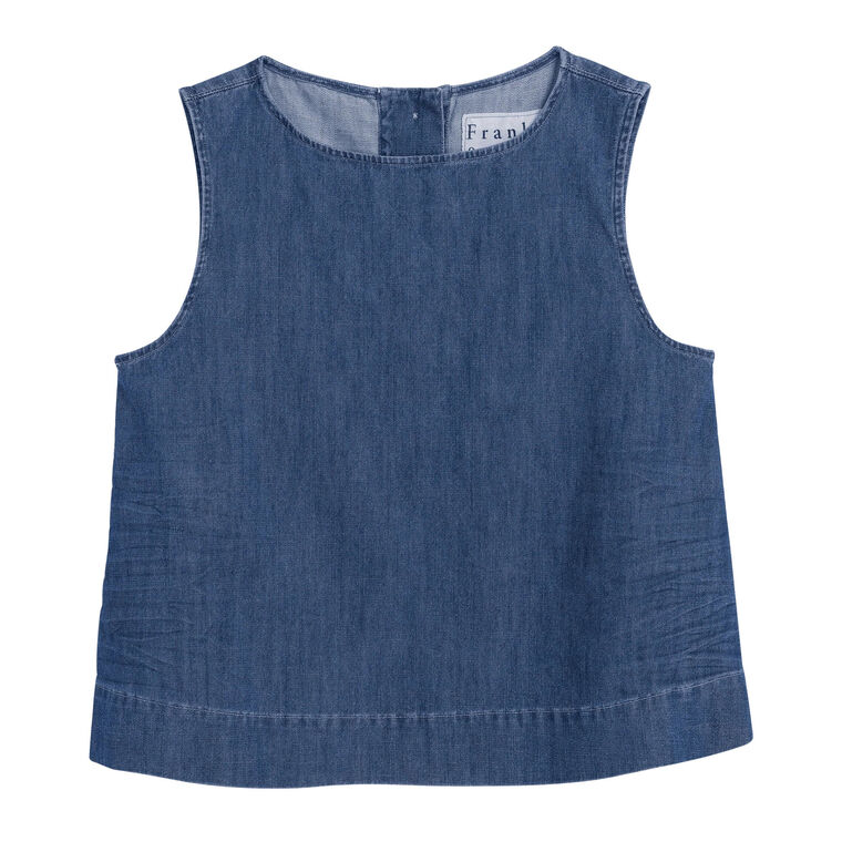 Shelley Denim Tank Top image number null