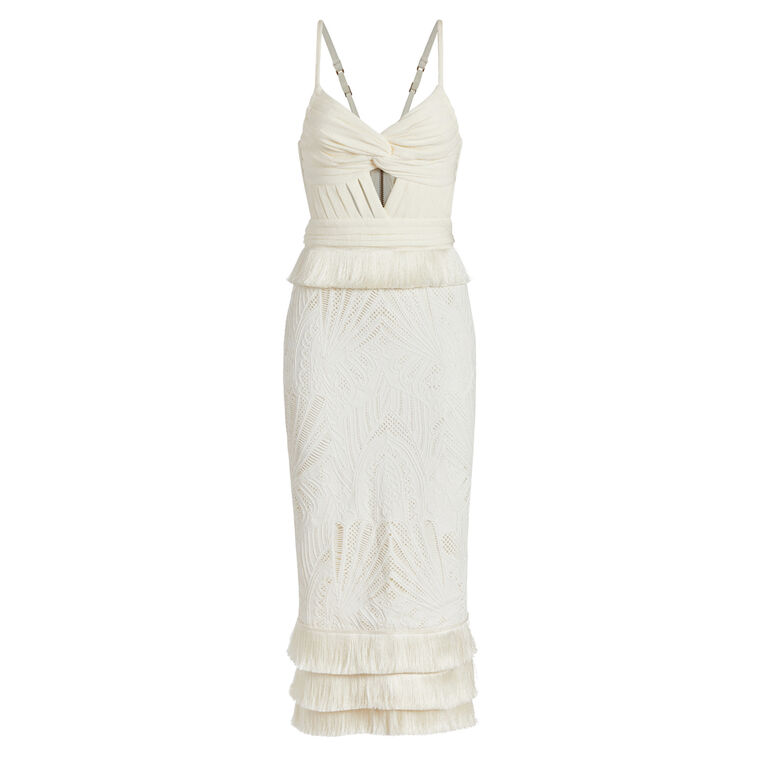 Sleeveless Lace Midi Dress image number null
