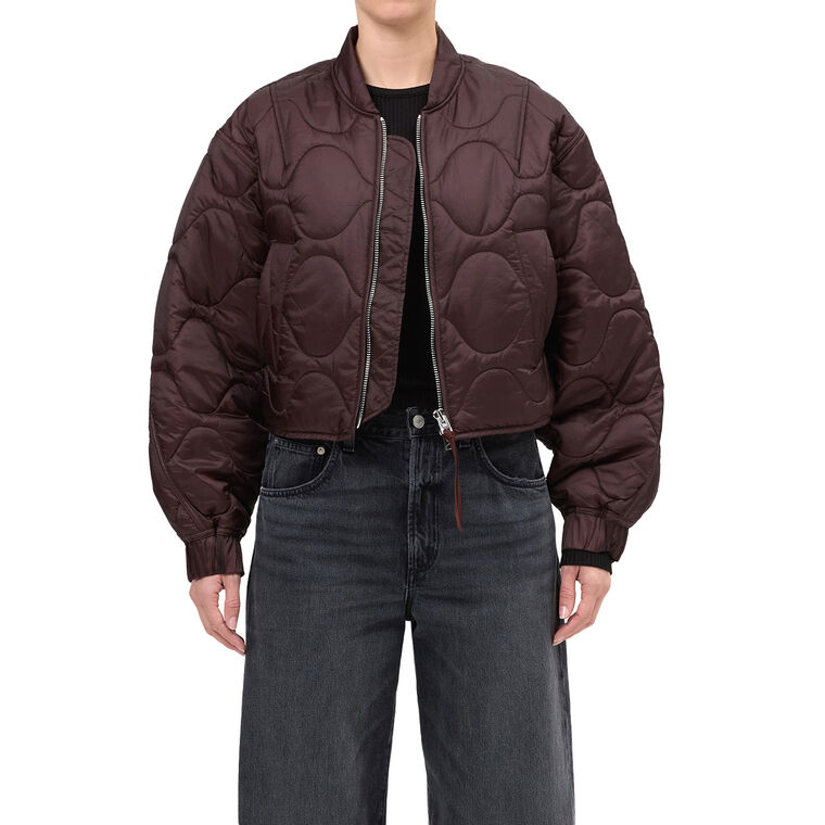 AGOLDE x Shoreditch Ski Club Iona Quilted Jacket image number null