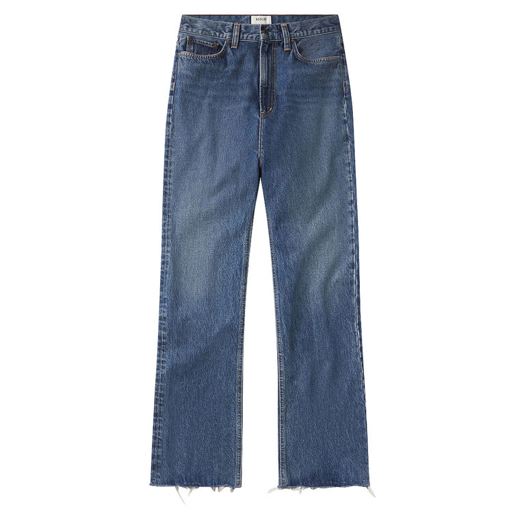 Leena High Rise Baby Flare Jean image number null