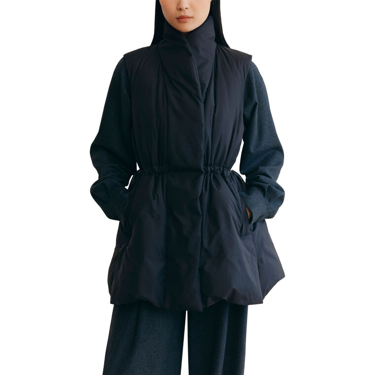 Recycled Tech Down Puffer Vest image number null