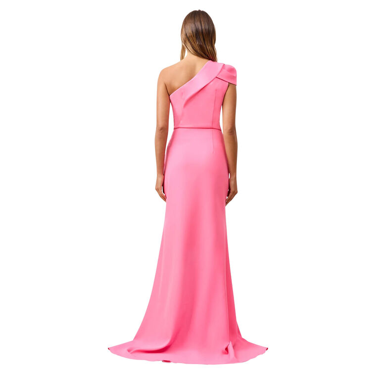 Klara One Shoulder Cap Sleeve Gown image number null