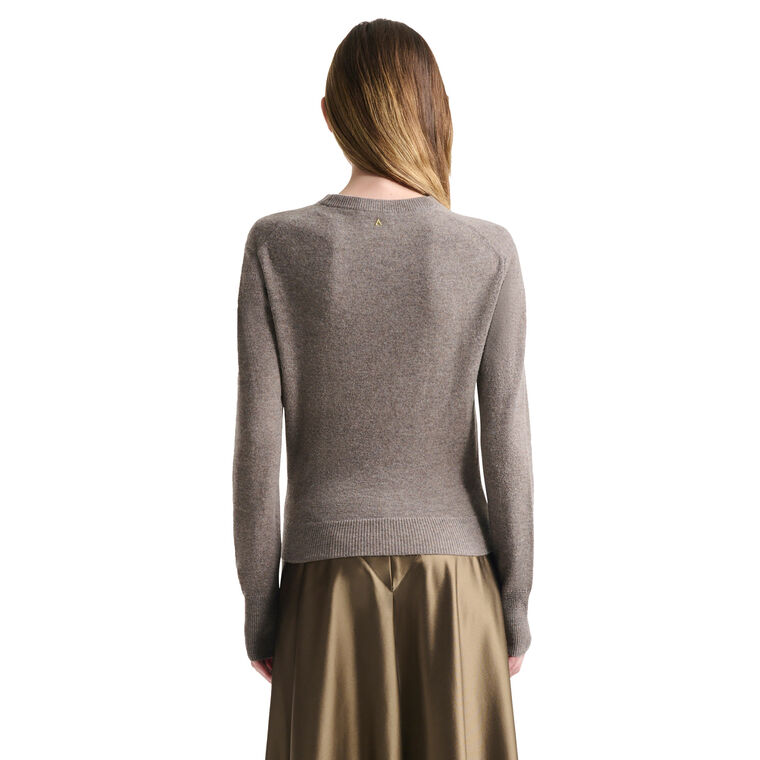 Nalini Long Sleeve Cashmere Sweater image number null