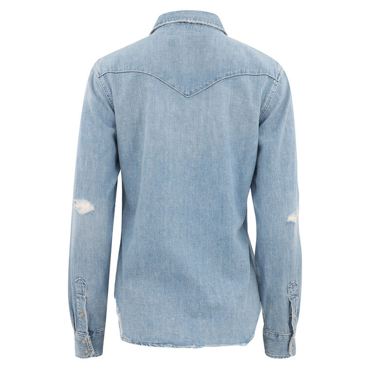 All My Exes Denim Button-up Shirt image number null