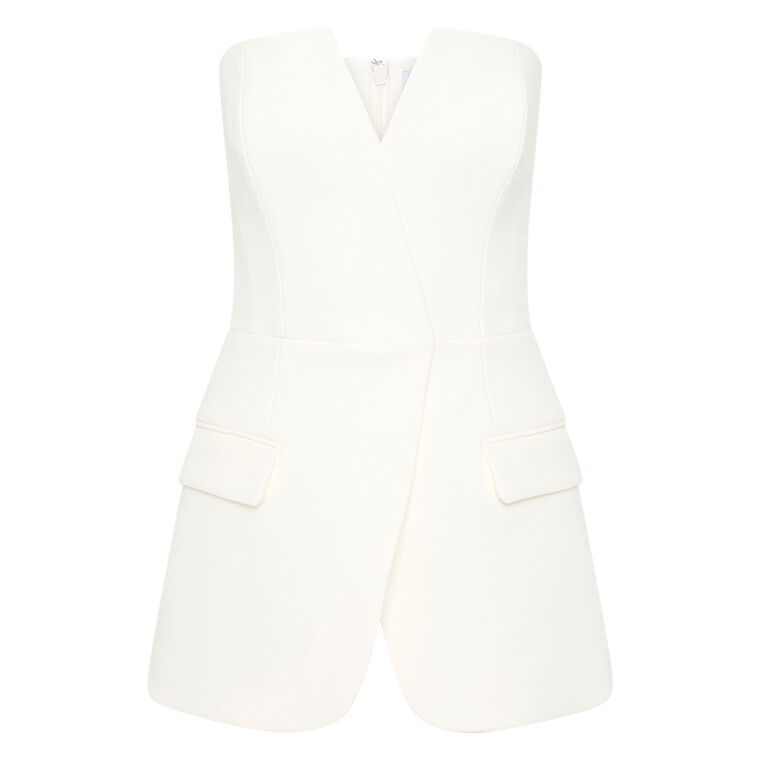 Rory Strapless Crepe Top image number null