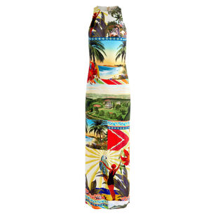 Pania Racer Neck Maxi Dress