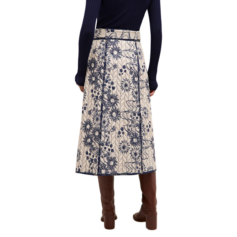 Zoie Reversible Midi Skirt image number null