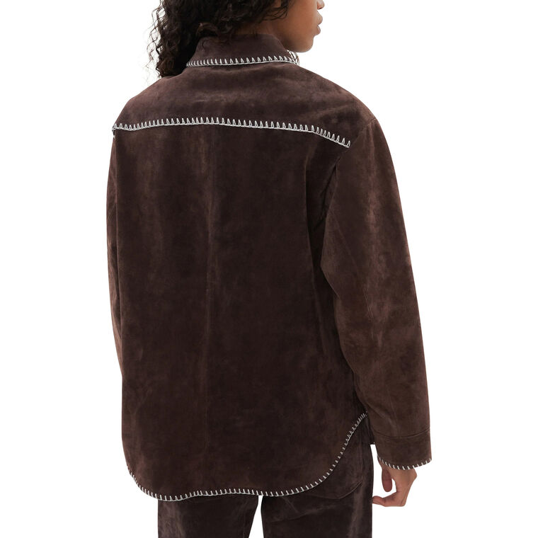 Western Suede Shirt image number null