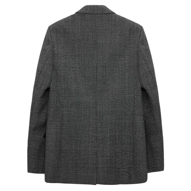 Graphic Elegance Plaid Wool Jacket image number null