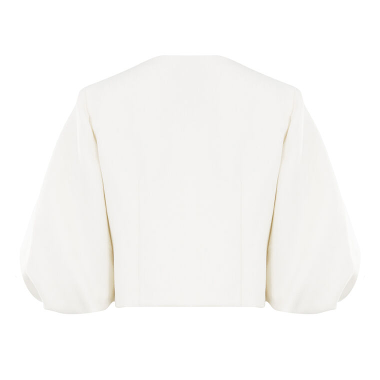 Basal Cropped Jacket With Embellished Buttons image number null