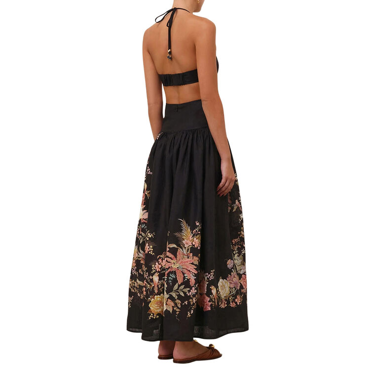 Tallow Halter Midi Dress image number null