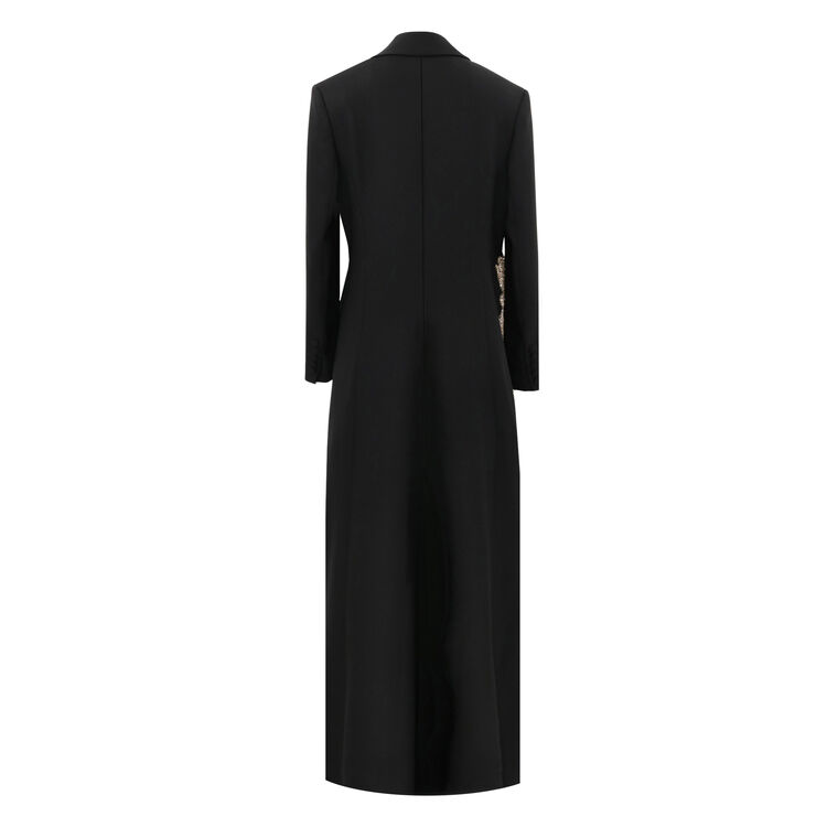 Eden Crystal Embellished Wool Coat image number null