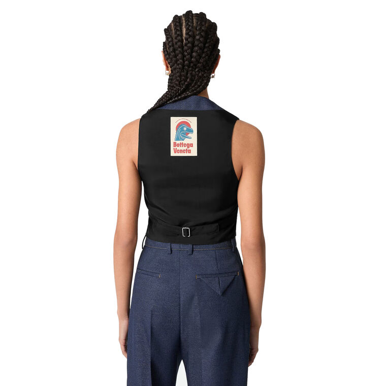 Melange Wool Vest image number null