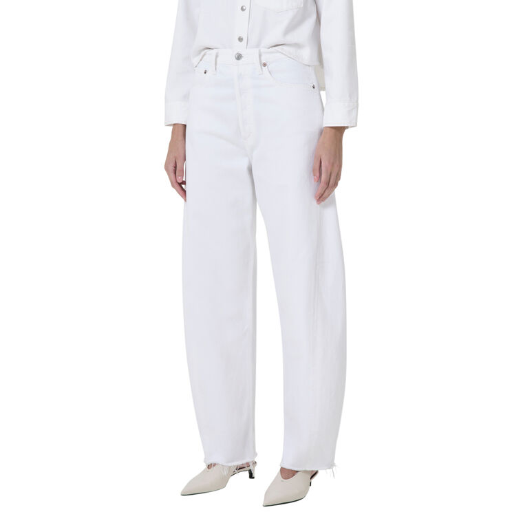 Luna High Rise Pieced Taper Jean image number null