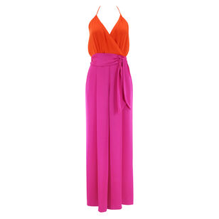 Kelly Colorblock Wide-Leg Jumpsuit