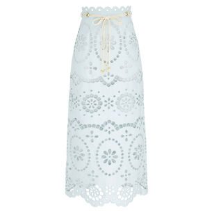Awaken Embroidered Midi Skirt