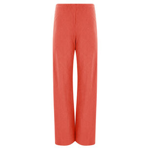 Cotton-Blend High-Waist Bias Pant